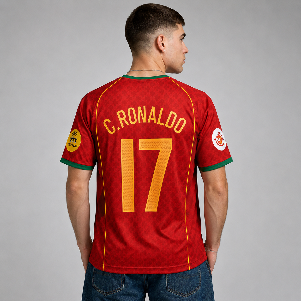 Portugal Euro 2004 - C.Ronaldo #17 Retro Version