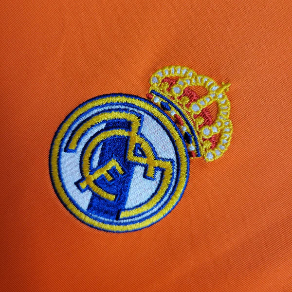 Real Madrid Manga Longa Retrô Away 2013/14