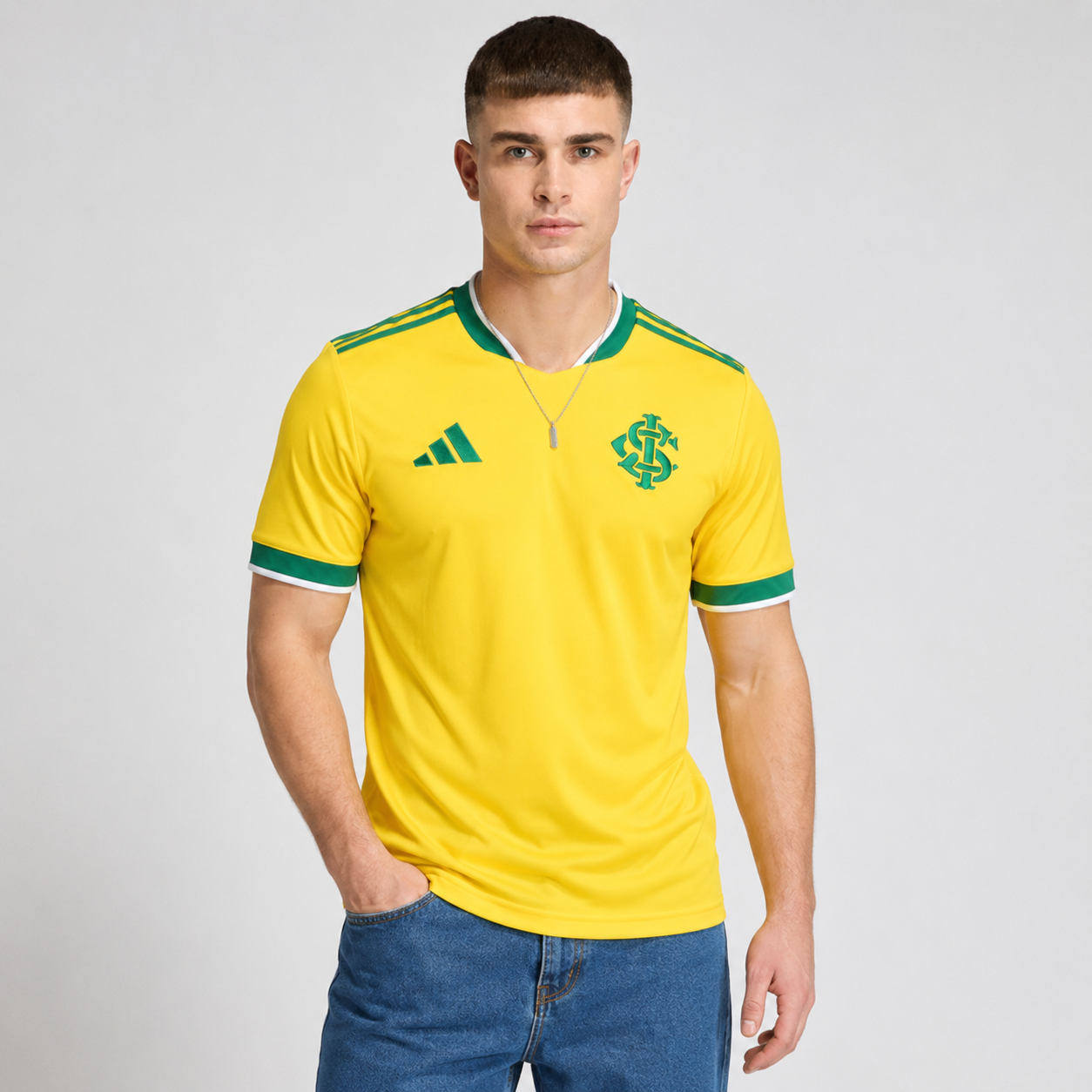 Camisa Internacional 2026 Arquibancada Especial - Verde a Amarela - Fan Version
