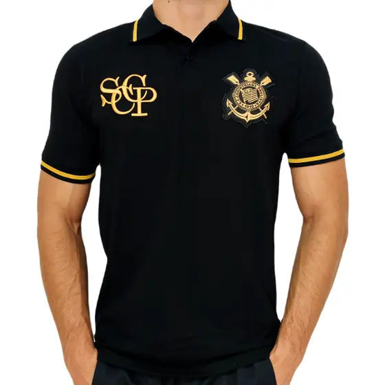 Jersey Corinthians Polo Retro Gold - SPR