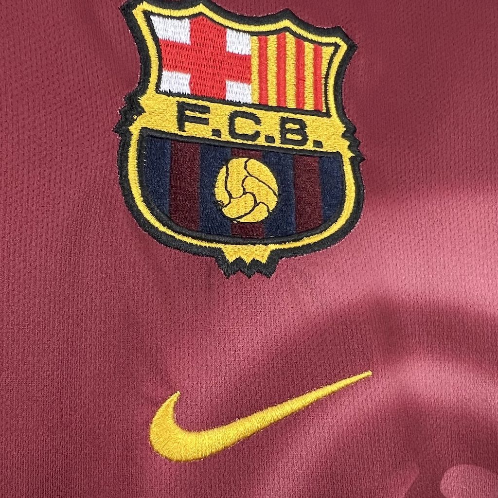 CJ x  x Barcelona Retro 2000/01 Home Skeleton jersey