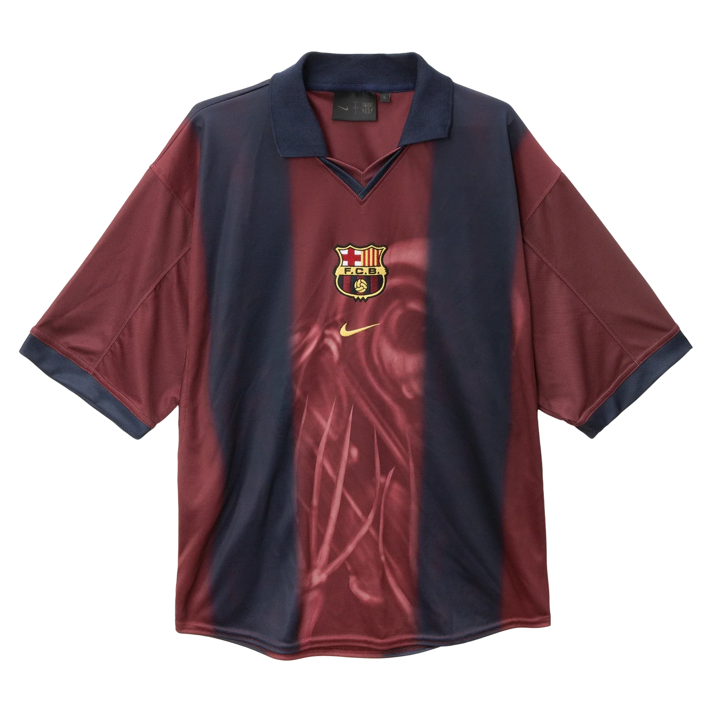 CJ x x Barcelona Retro 2000/01 Home Skeleton jersey