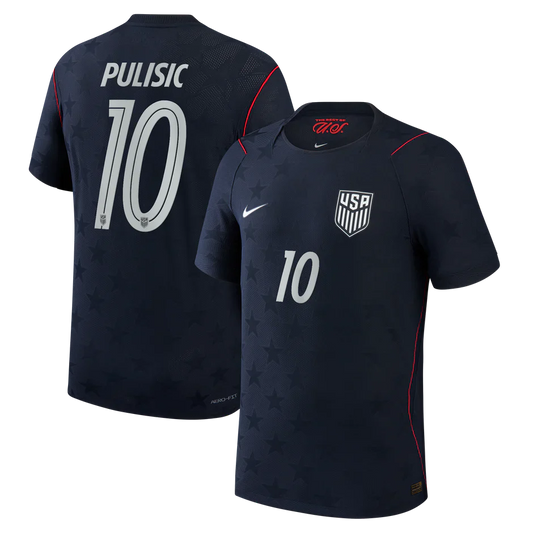 Pulisic #10 USA 2026 Away Jersey Blue - Fan Version