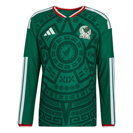 Mexico Home Authentic Player [Slim Fit] Player Long Sleeve Shirt 2026 World Cup