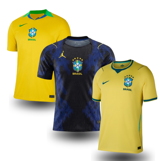 Combo 3 Jerseys do Brazil - Brasil - Fan Version