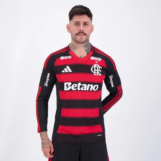 Jersey Long Sleeve Flamengo 2025/26 I All Sponsor