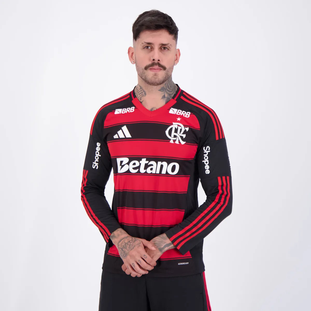Jersey Long Sleeve Flamengo 2025/26 I All Sponsor