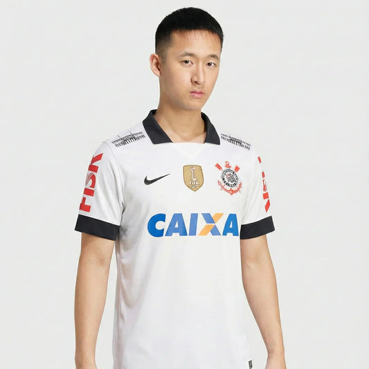 Retrô Corinthians Home 2013 Branca Men's