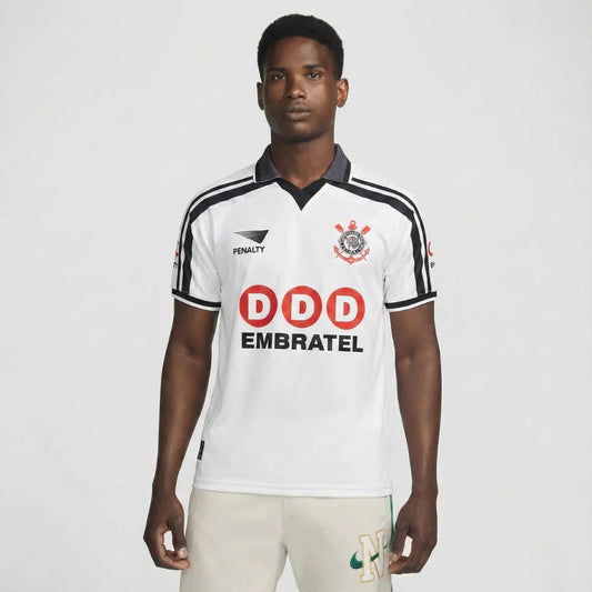 Jersey Corinthians Retrô Home 1998 Embratel