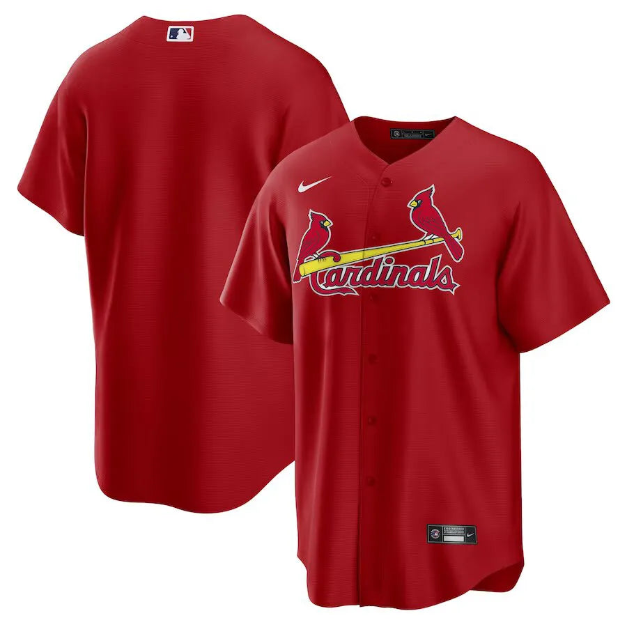 Jersey MLB St. Louis Cardinals Alternate Torcedor Masculina Vermelha