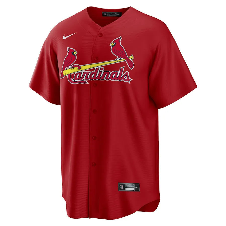 Jersey MLB St. Louis Cardinals Alternate Torcedor Masculina Vermelha