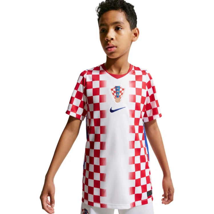 Kids Croatia Home kit World Cup 2026 Jersey