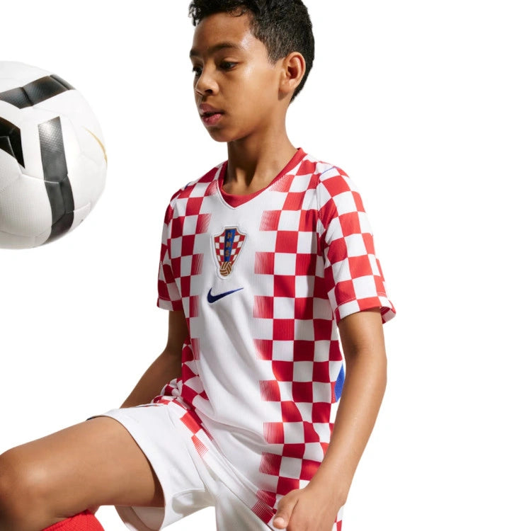 Kids Croatia Home kit World Cup 2026 Jersey