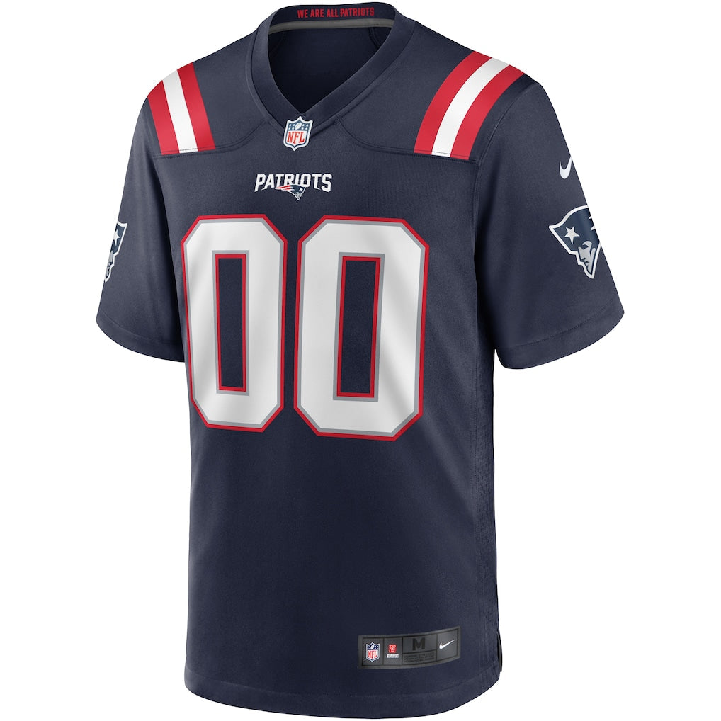 New England Patriots Game Home Jersey - Navy - Custom