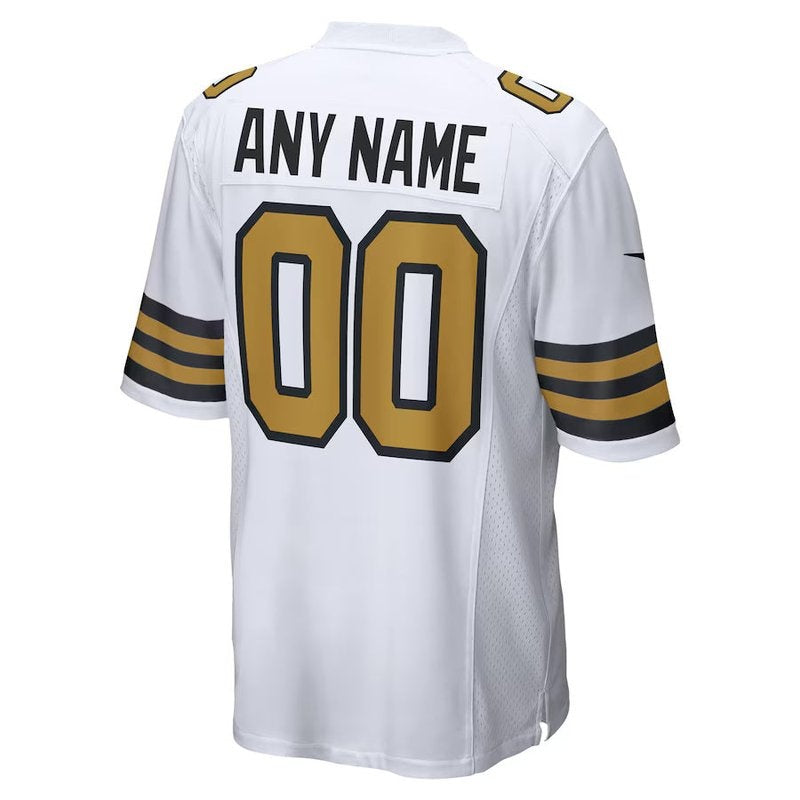 New Orleans Saints - Alternate Custom Game Jersey - White
