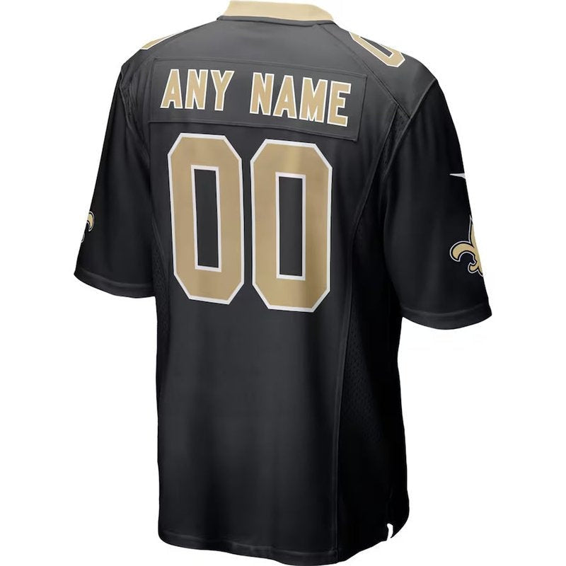 New Orleans Saints - Custom Game Jersey - Black