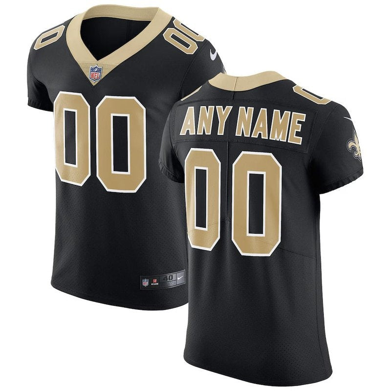 New Orleans Saints - Custom Jersey - Black