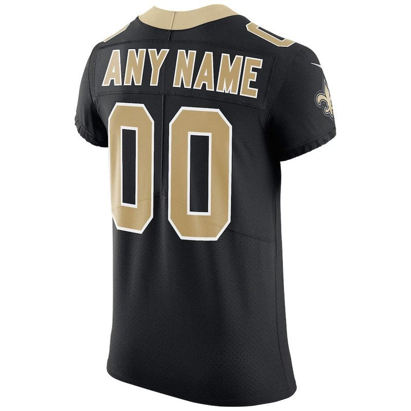 New Orleans Saints - Custom Jersey - Black