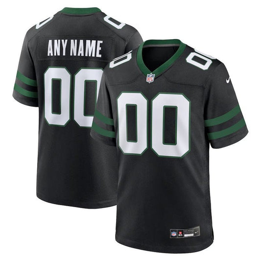New York Jets - Legacy Alternate Custom Game Jersey - Black