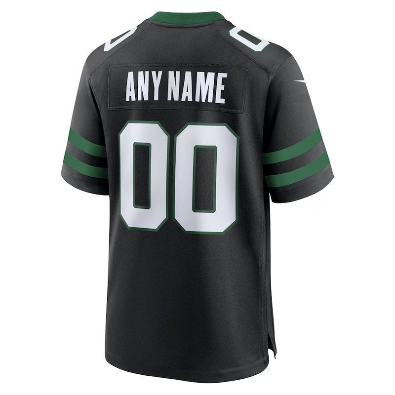 New York Jets - Legacy Alternate Custom Game Jersey - Black
