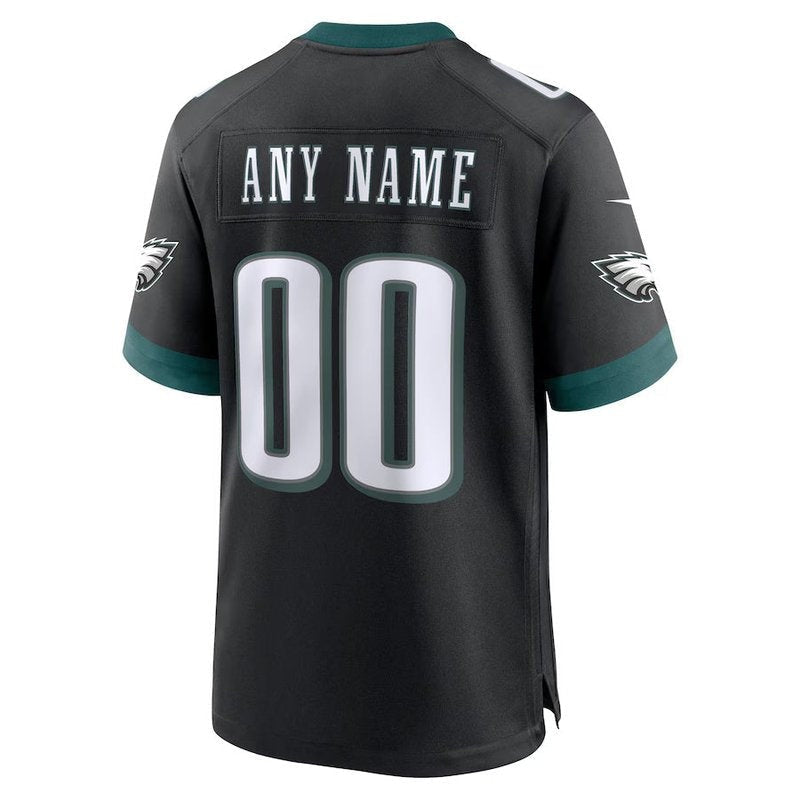 Philadelphia Eagles - Alternate Custom Game Jersey - Black