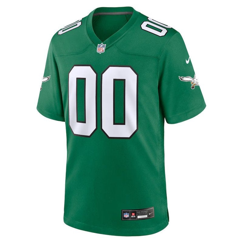 Philadelphia Eagles - Kelly Alternate Custom Game Jersey - Green