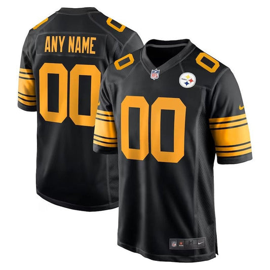 Pittsburgh Steelers - Alternate Custom Game Jersey - Black