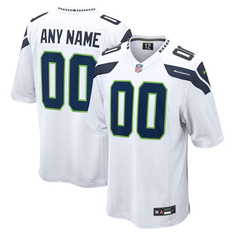 Seattle Seahawks - Custom Game Jersey - White
