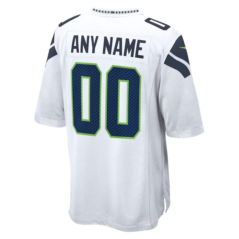Seattle Seahawks - Custom Game Jersey - White