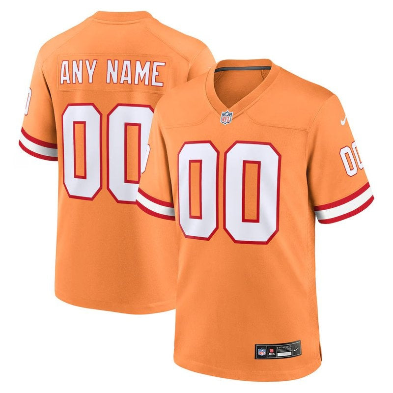 Tampa Bay Buccaneers - Custom Throwback Game Jersey - Orange