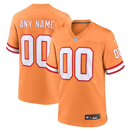 Tampa Bay Buccaneers - Custom Throwback Game Jersey - Orange