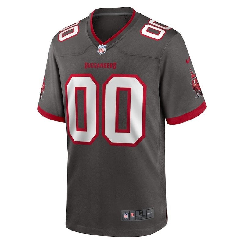Tampa Bay Buccaneers - Pewter Alternate Custom Game Jersey